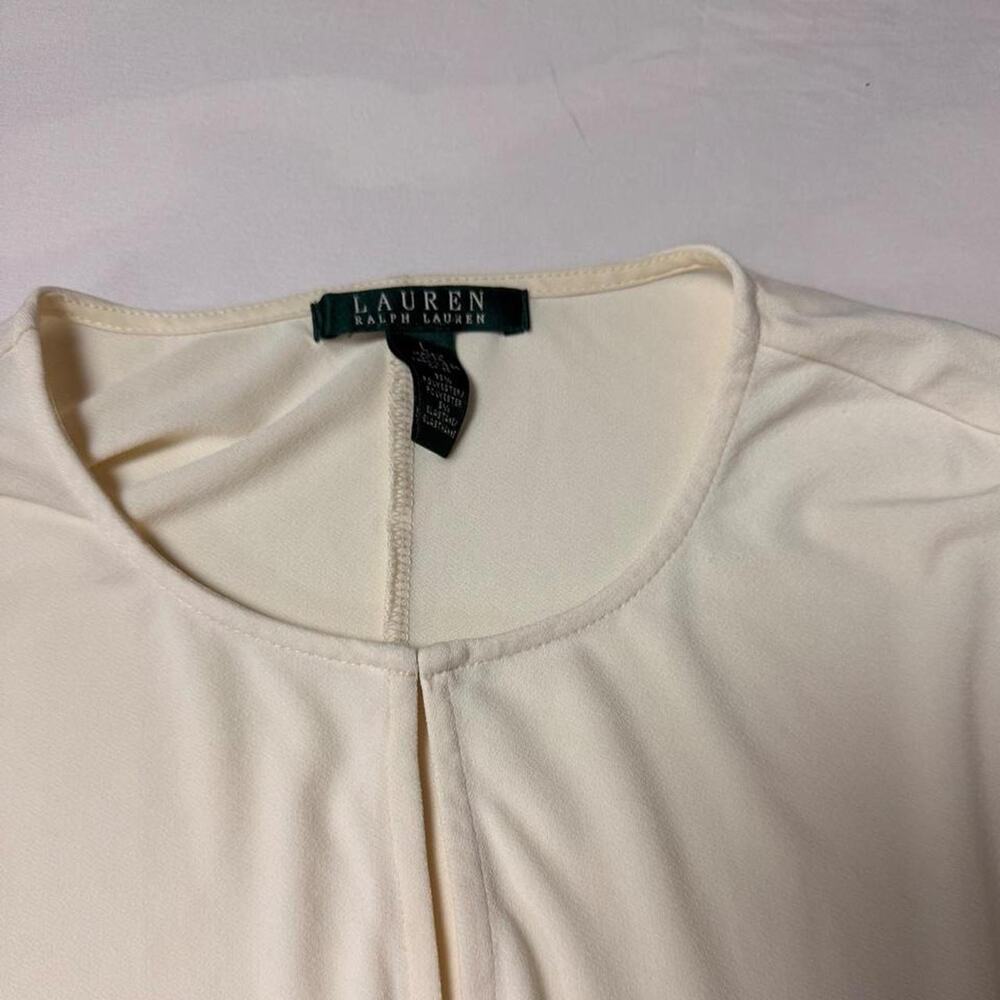 Ralph lauren cream long sleeve